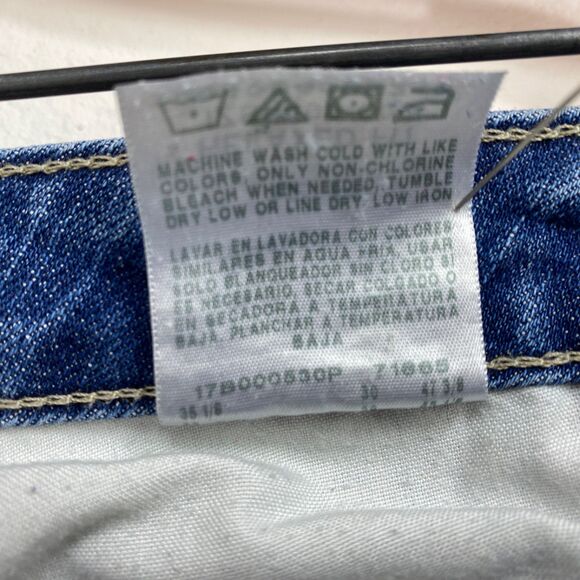 Lee Riders Blue Jeans 12 P 34x28 Relaxed Fit Straight Leg Mid Rise Stretch - Picture 14 of 14